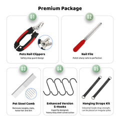 Guzekier nail clipper with safety guard included in kit