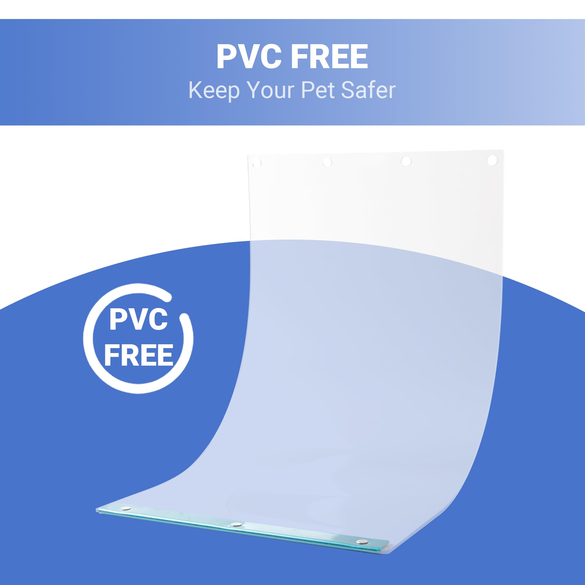 GVBLKGX 2pack dog door flaps in pack demonstrates value and spare replacement option