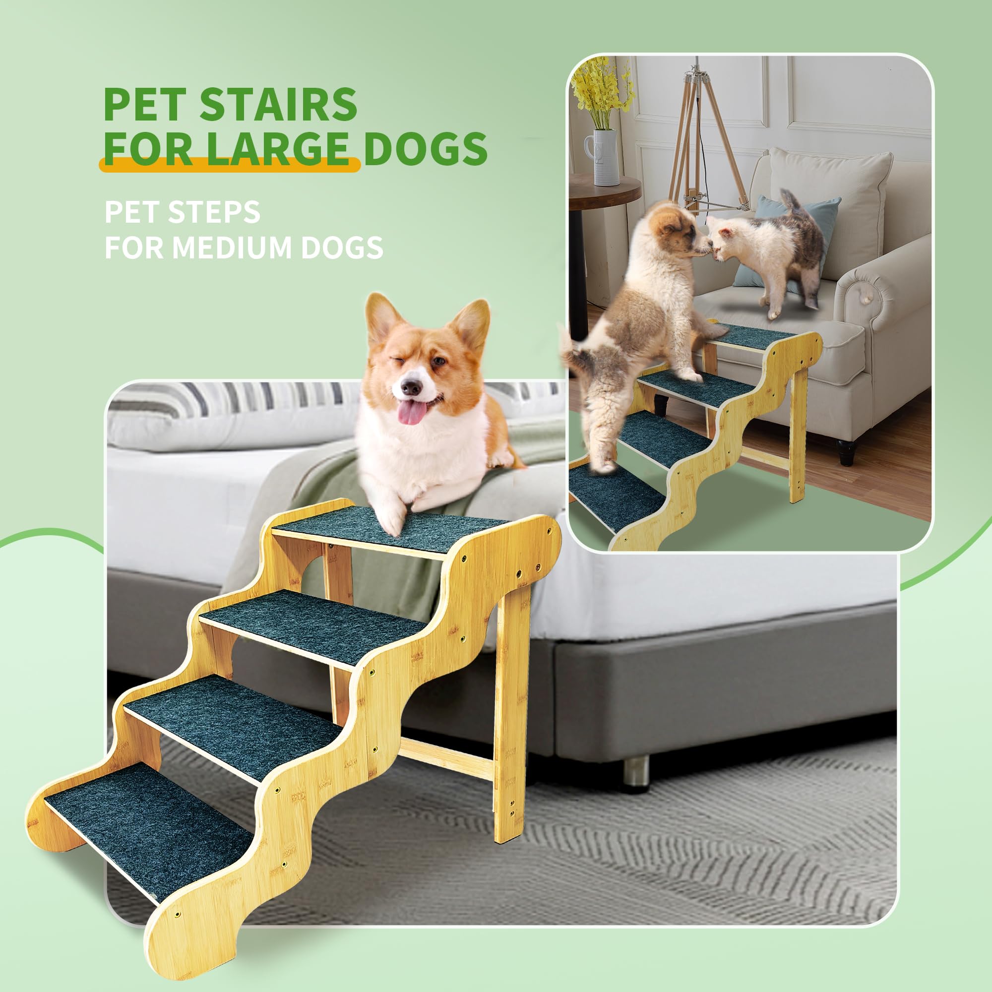 GXONE dog-stairs-easy-assembly invites quick setup