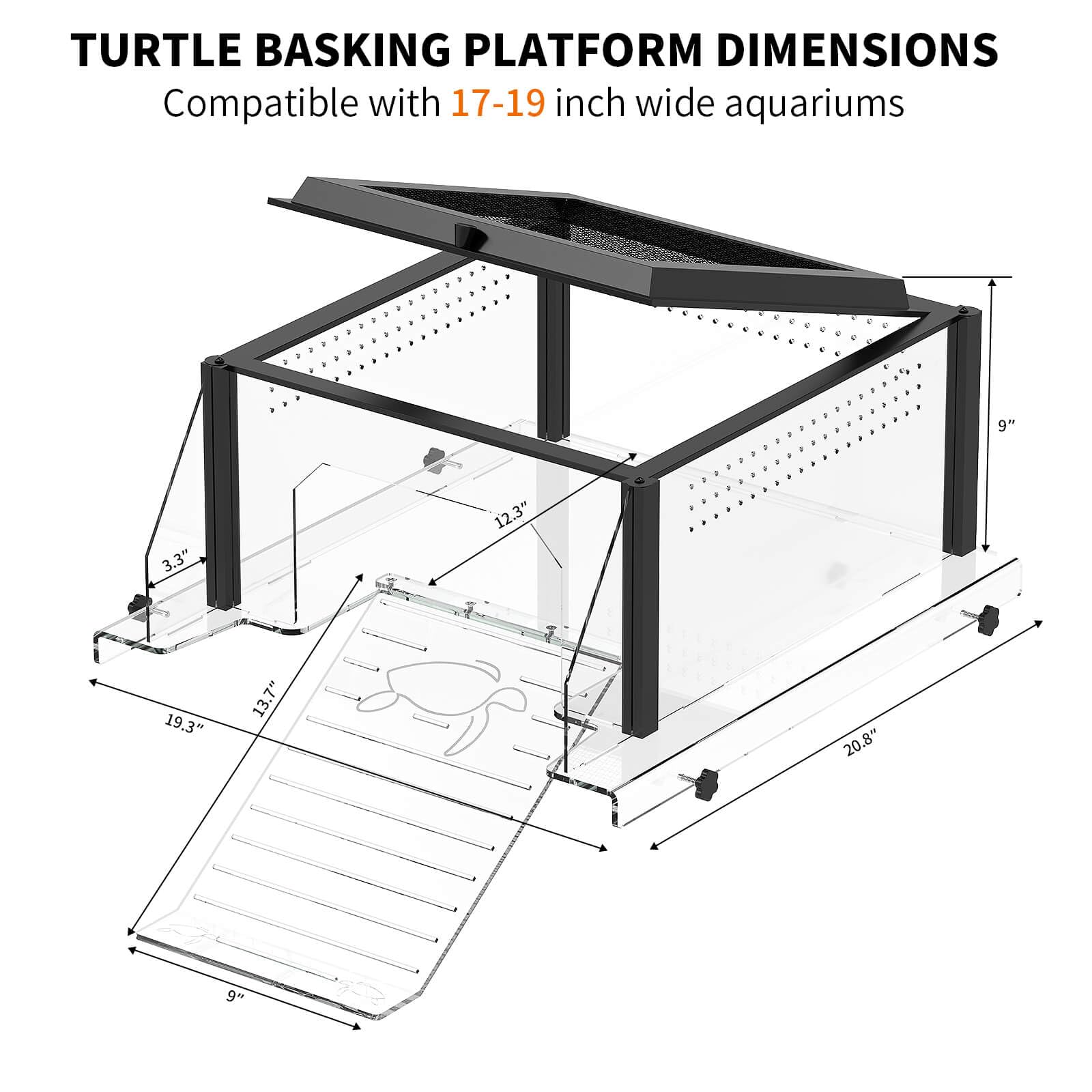 GYACS clear assembly instructions image shows quick setup and easy cleanup