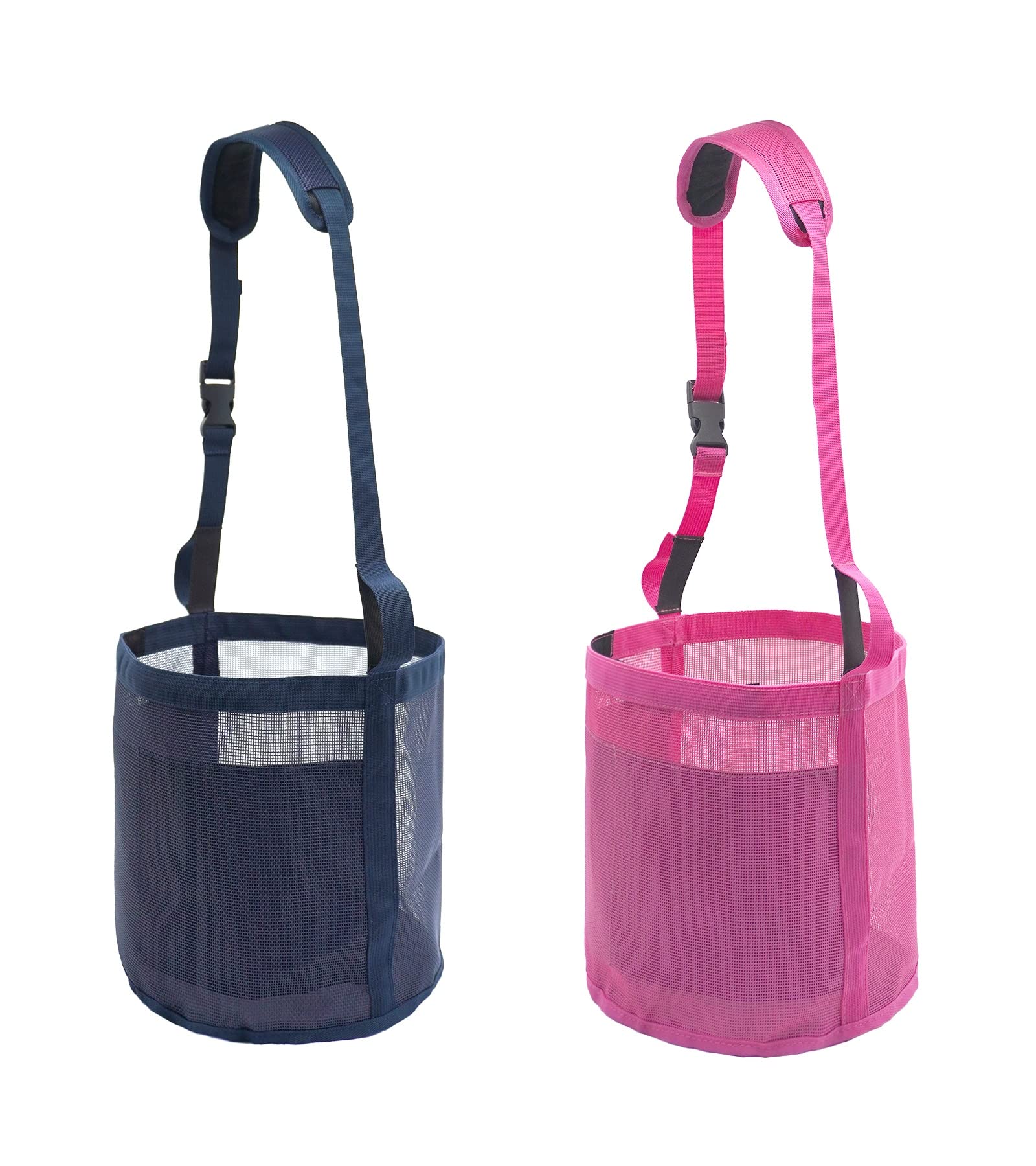 Gydoty horse feed bag with heavy-duty mesh containing grain while reducing waste