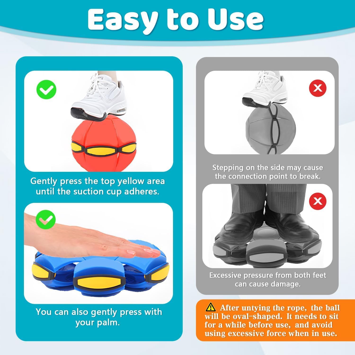 Gyfimdo Magic Ball uses soft TPE for safe, durable handling.
