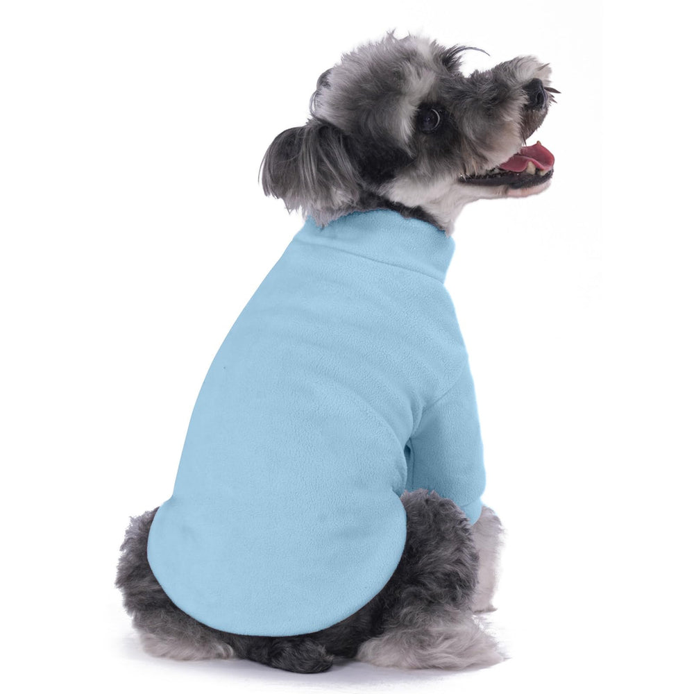 GYALAPERI dog sweater soft fabric close-up emphasizes plush comfortable feel.