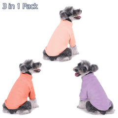 GYALAPERI dog sweater lt pink front showcases bright style while keeping pets warm.