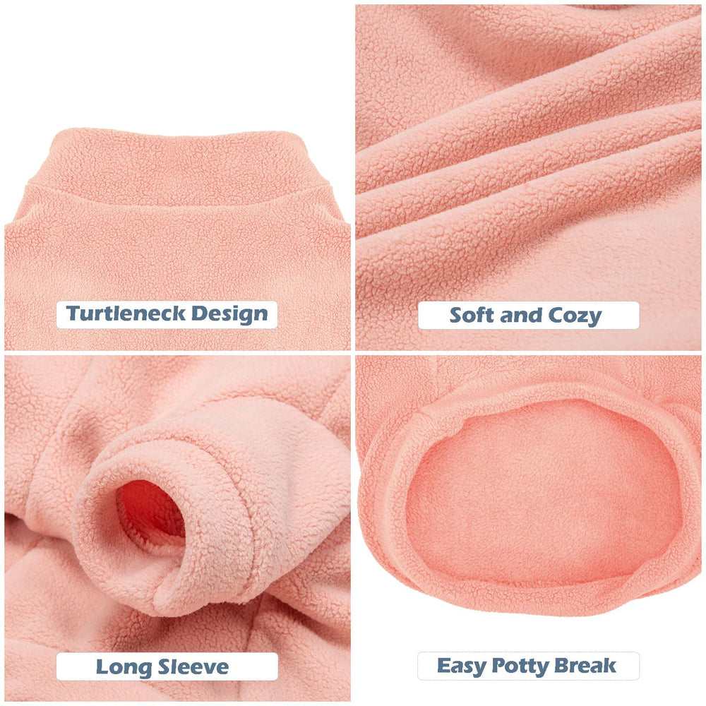 GYALAPERI dog sweater pullover design makes dressing quick and easy.