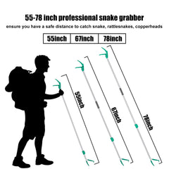 GYORGKSHI 78-inch extension enabling long reach for careful capture