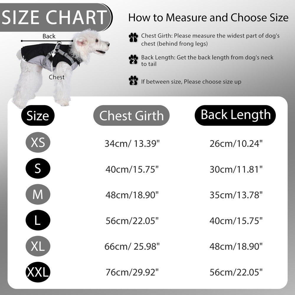 Gyuzh dog coat winter-ready design supports small to large breeds during cold seasons