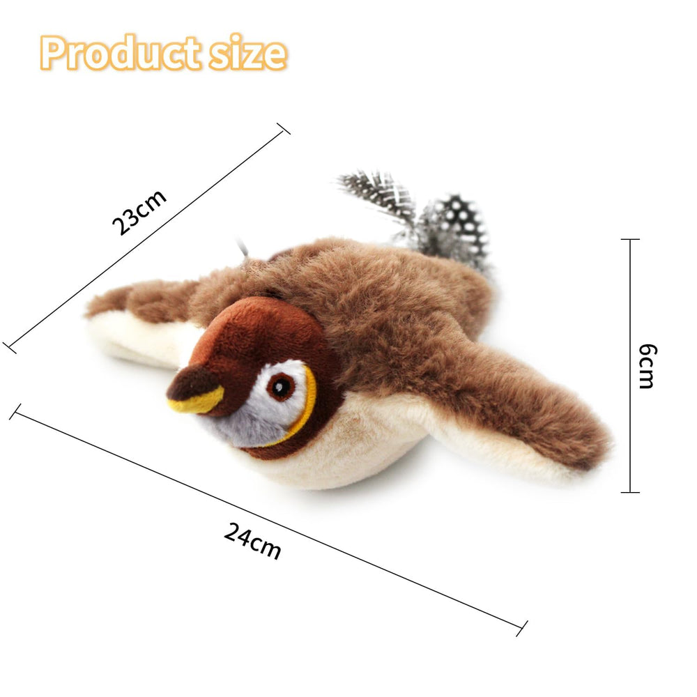 GYZOMKBIU Flying Bird Cat Toy non-toxic materials support safe play.