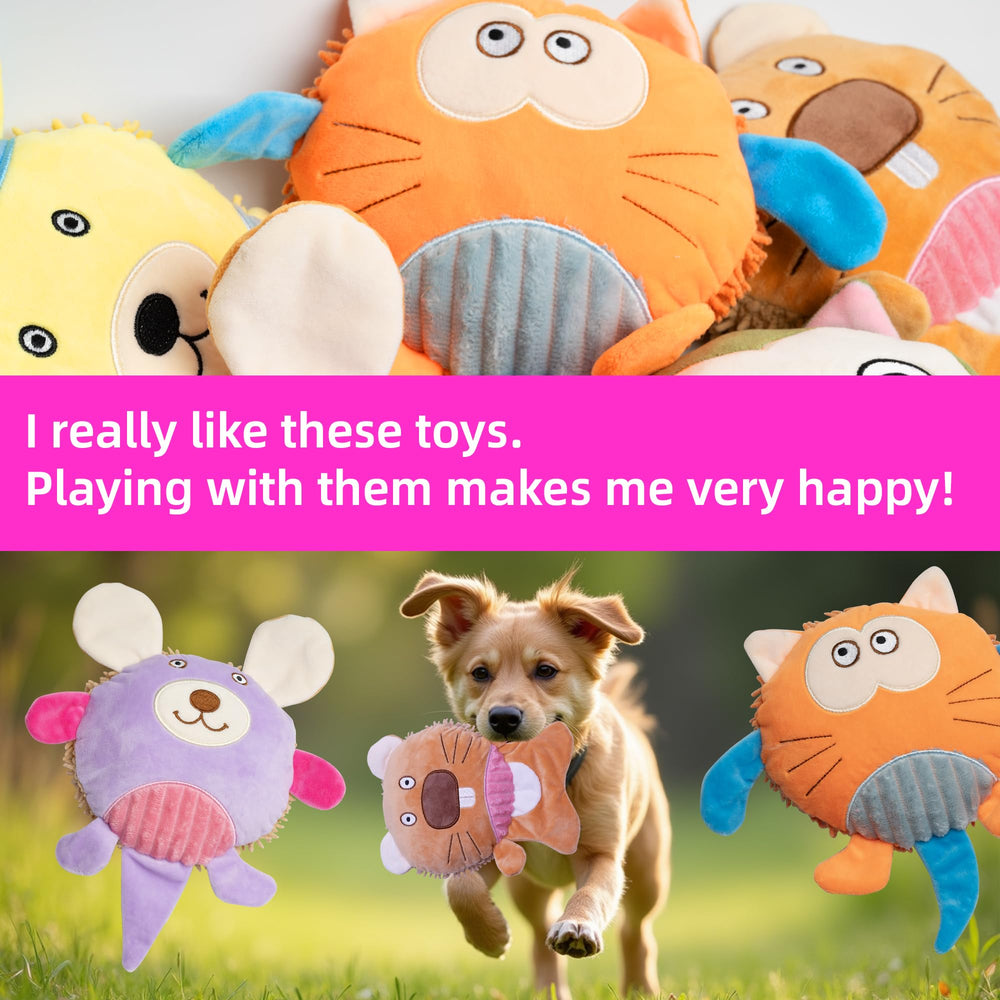 GZQKUSO bulk dog toy set in action for busy households