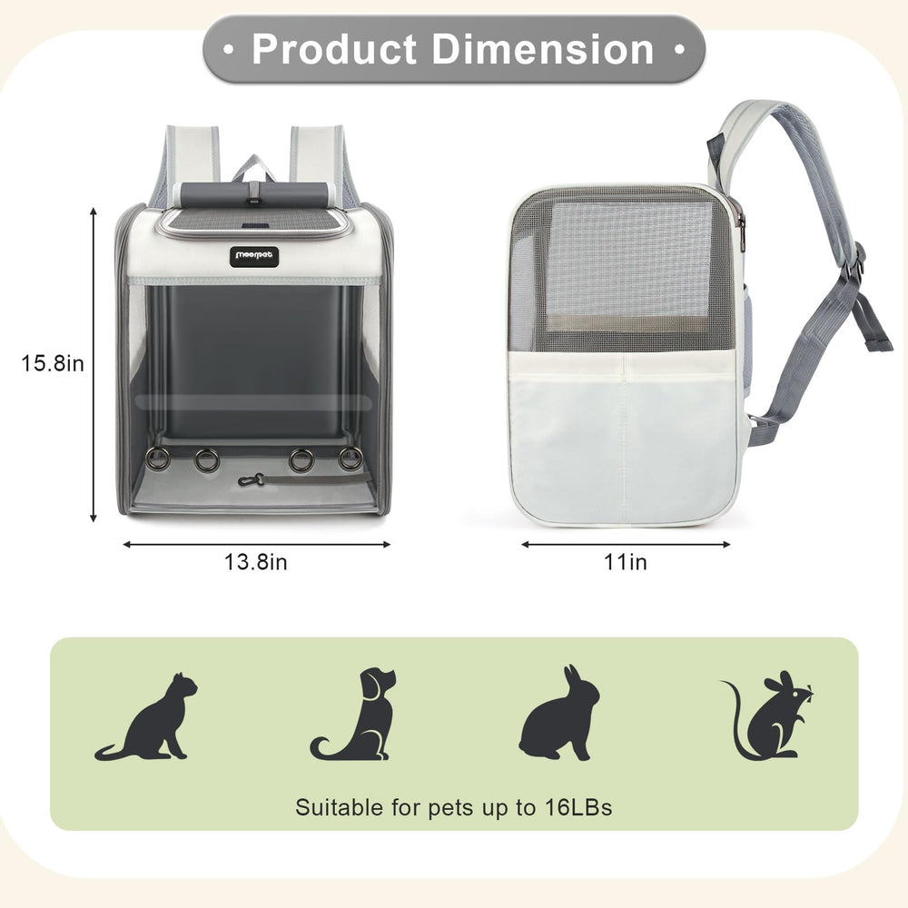 gzxiaoqi cat backpack top cover shielding sun and rain during travel