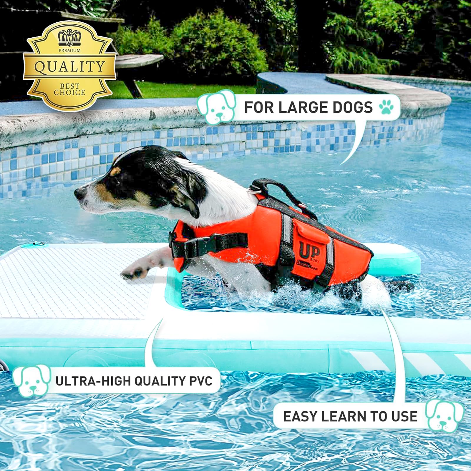 GZYSINFLA inflatable ramp packed for travel and storage