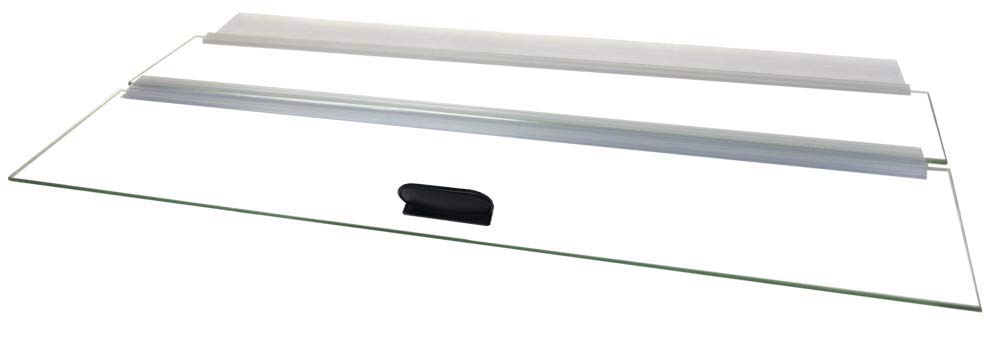 H2PRO 16-inch glass canopy with clear glass reduces evaporation and prevents jumping