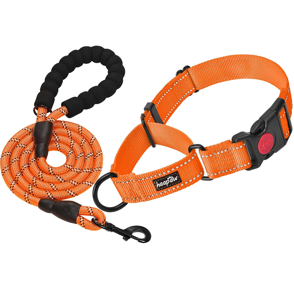 Collar martingale Haapaw con cierre rápido para entrenamiento y control.