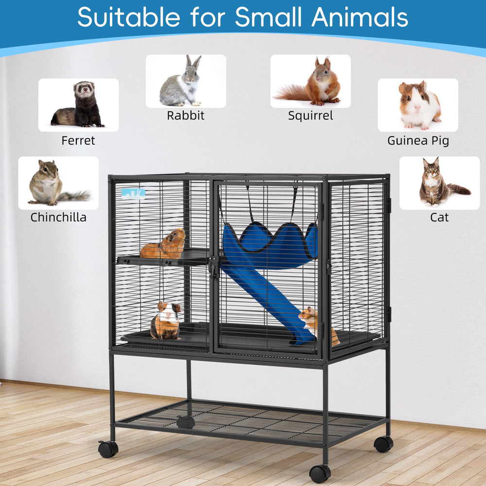 HABUTWAY ferret cage door lock ensures reliable containment while you’re away