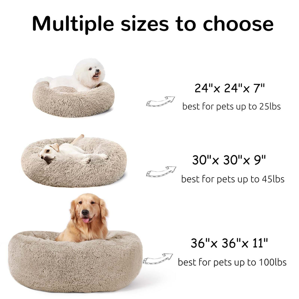 HACHIKITTY Calming Donut Cuddler hypoallergenic materials ensure safe, easy care.