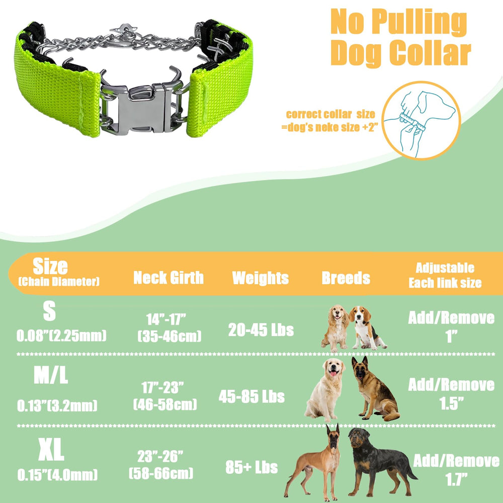 HAESINPA prong collar no-pull training for calmer walks
