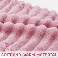 Hahafelt multicolor dog blankets folded to highlight vibrant color mix.