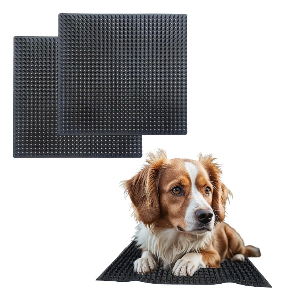HAISENGO dog-scratching-post-pad 11.8x11.8 inches offers ample scratch space for all dog sizes