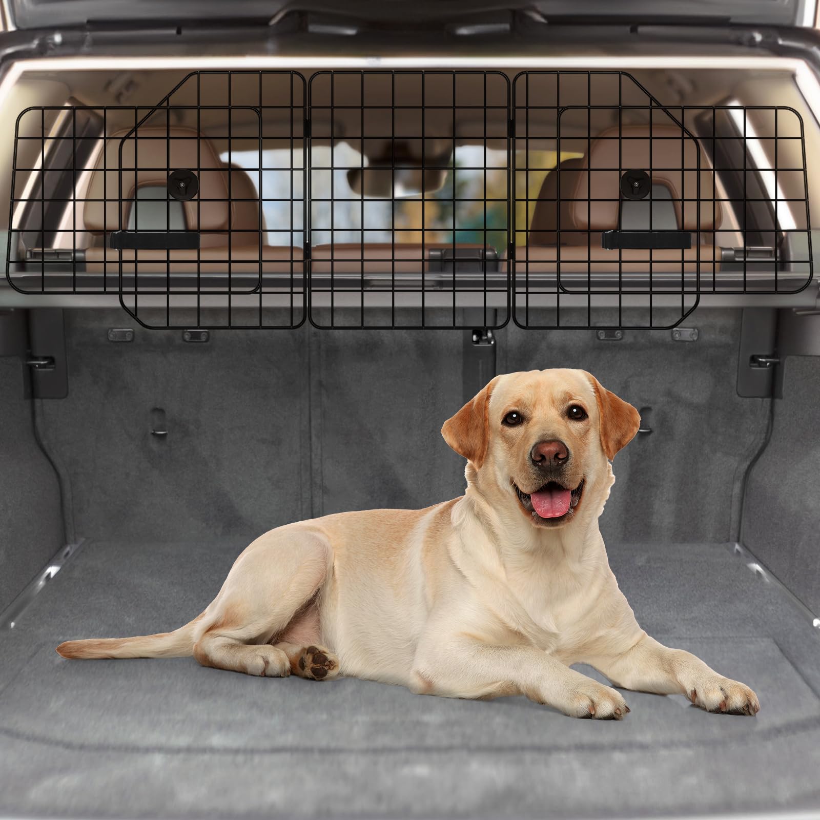 HAITRAL car barrier prevents pet access to front seats, supporting safer driving sessions and calmer journeys.