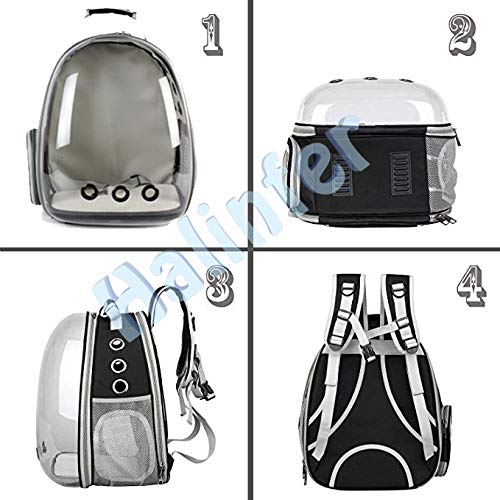 halinfer back expandable cat backpack expand back panel creating tent bed outdoors