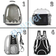 halinfer back expandable cat backpack expand back panel creating tent bed outdoors