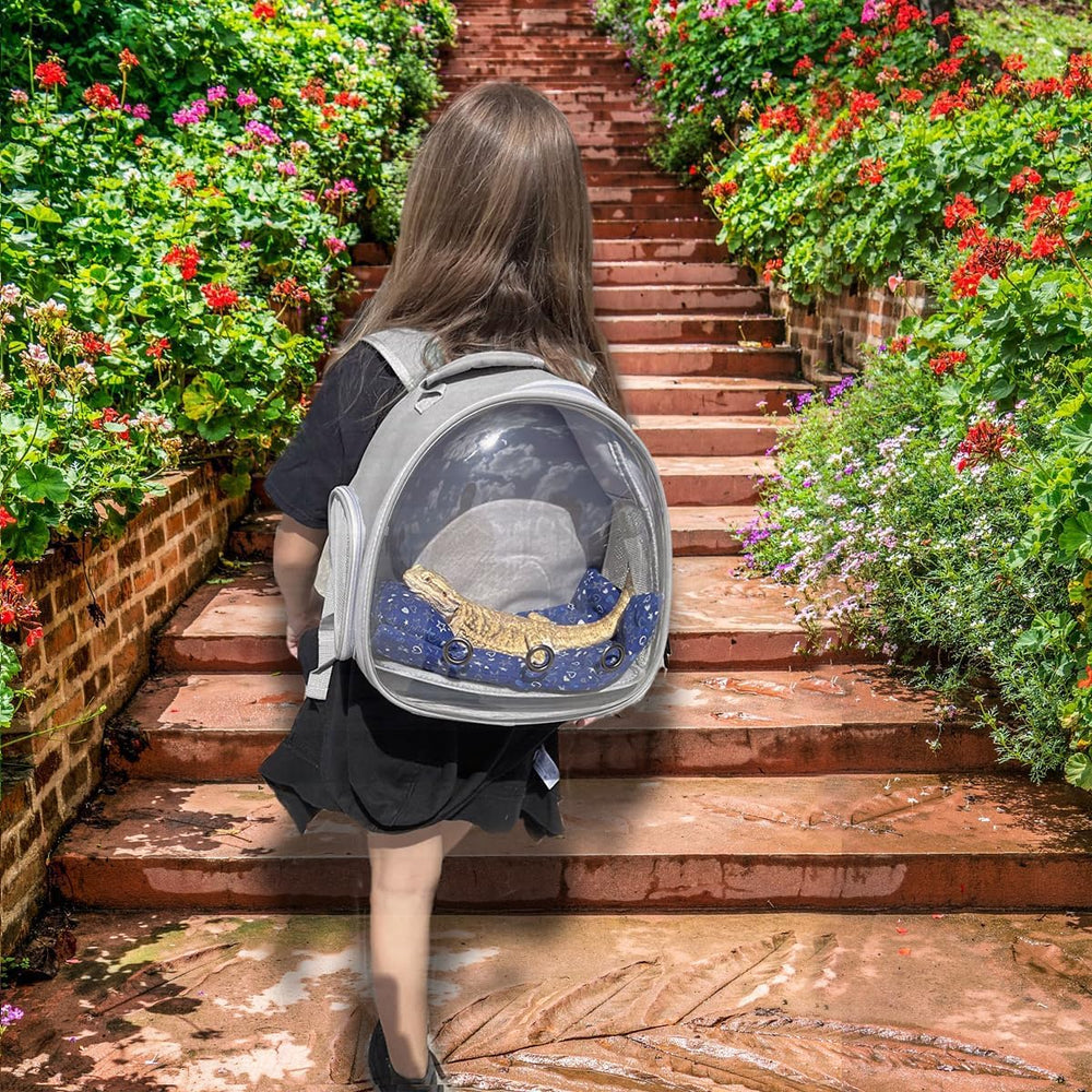 halinfer bearded dragon carrier offers a spacious interior for comfort.