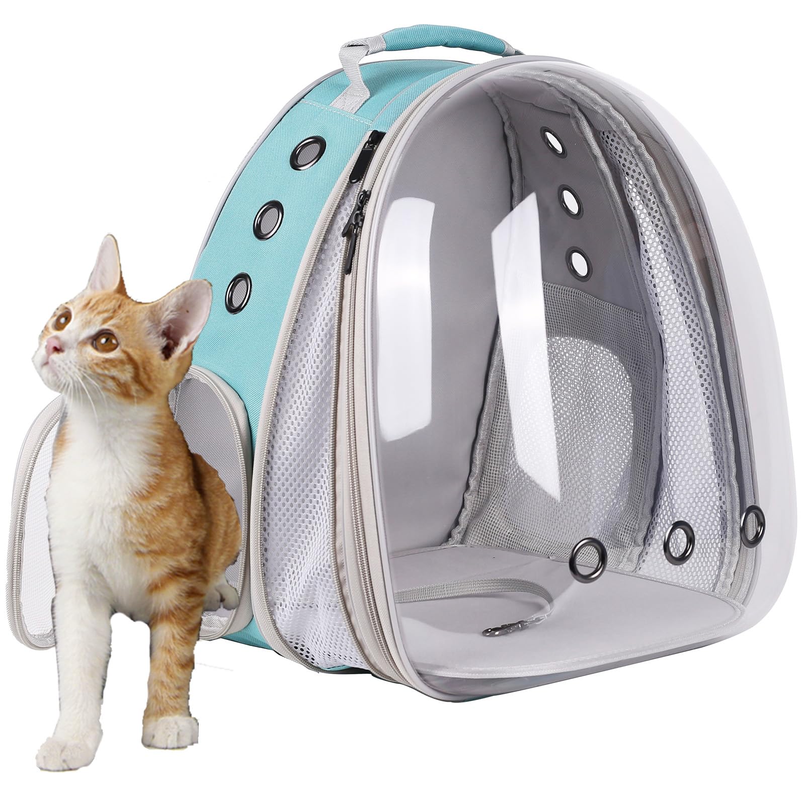 Halinfer lightweight non-toxic materials keep pets safe and the backpack durable.