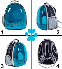 halinfer tinted blue cat backpack lightweight under 3 lbs with safe materials