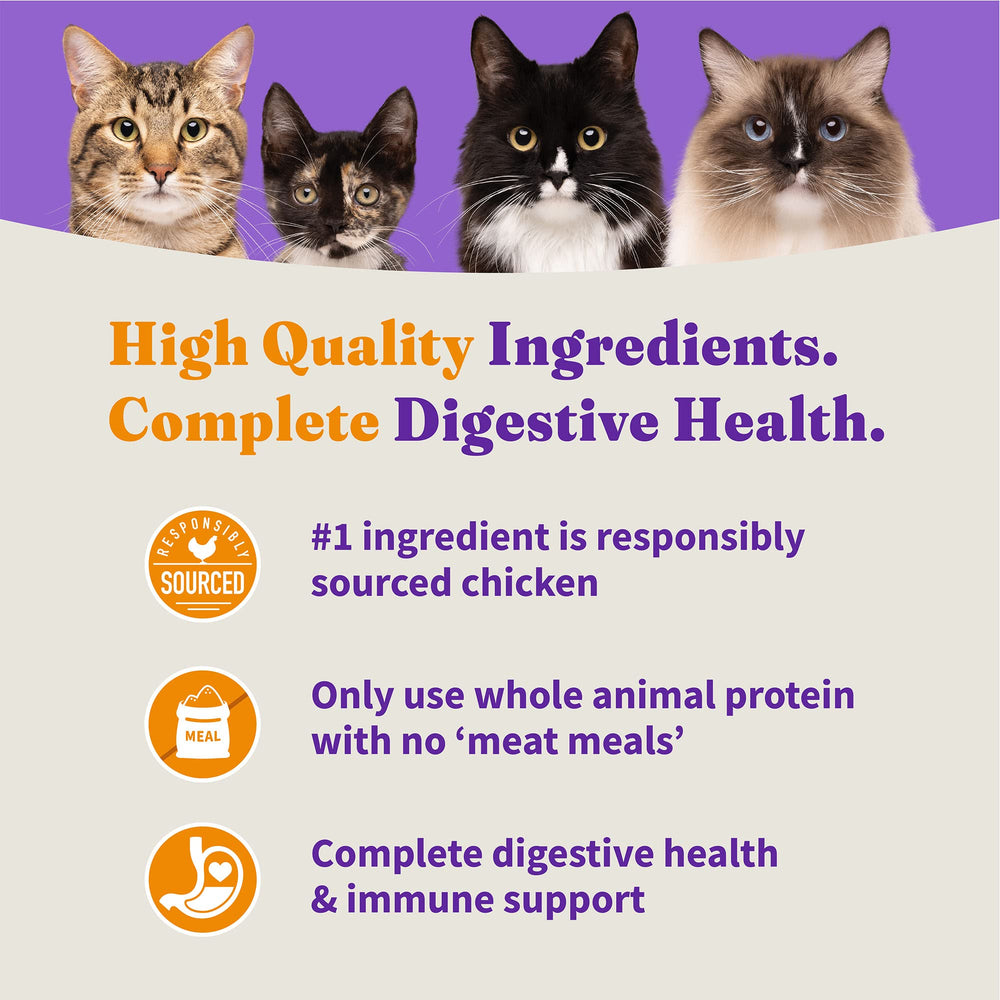 Halo Holistic chicken recipe omega-fatty-acids support healthy skin and coat.