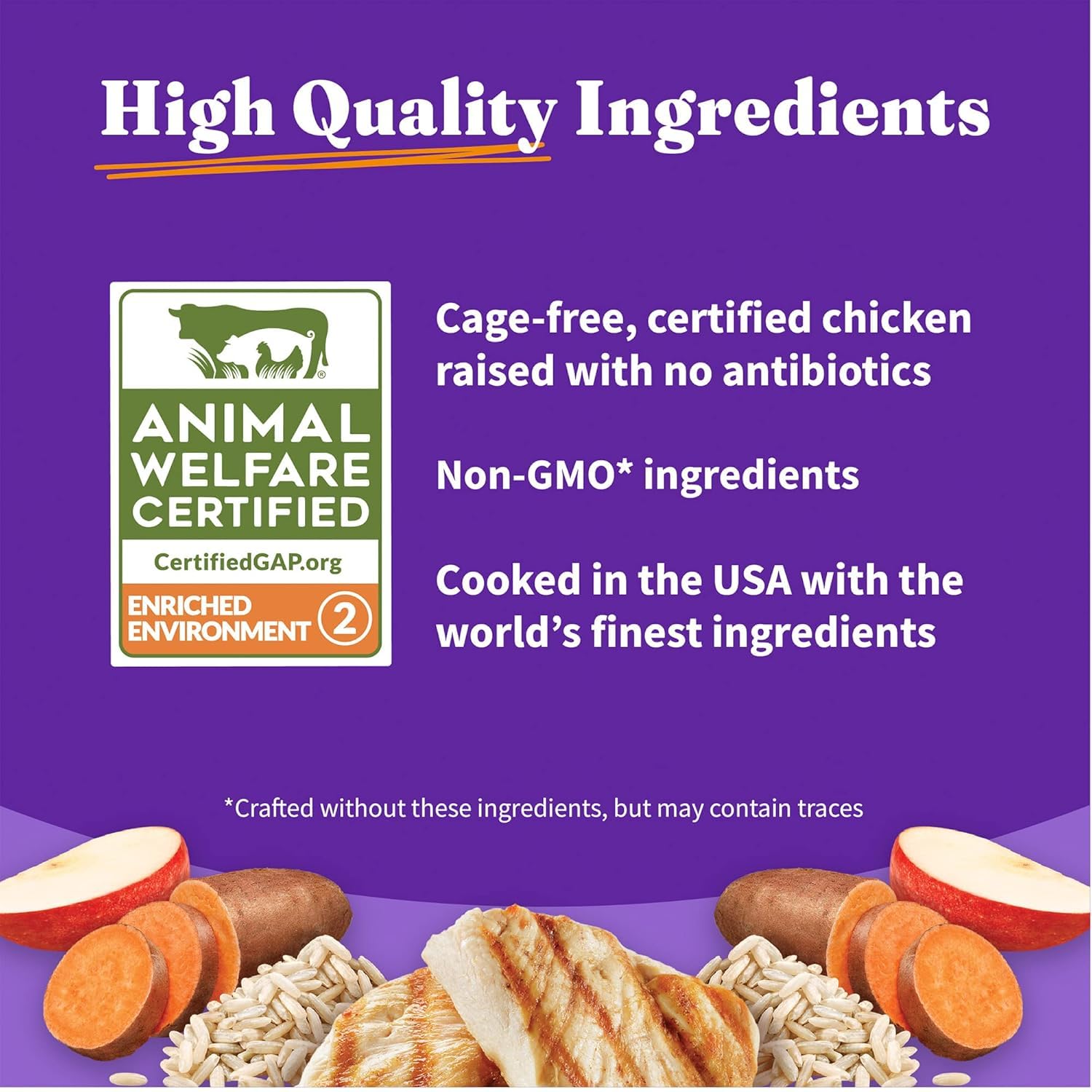 Halo Holistic small-breed kibble size close-up demonstrating easier chewing.