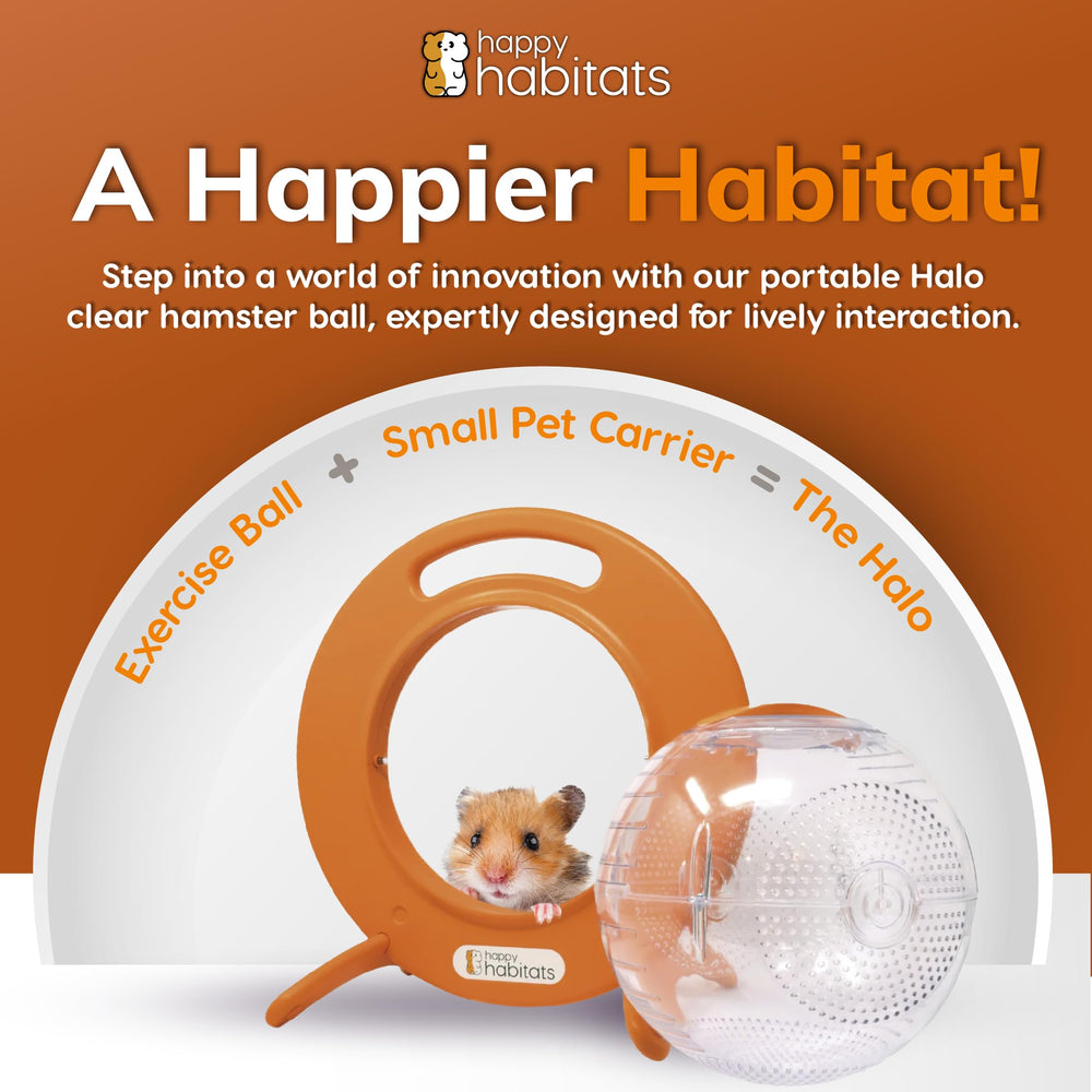 Happy Habitats The Halo kick-out stands keep the play area steady for hands-free fun.