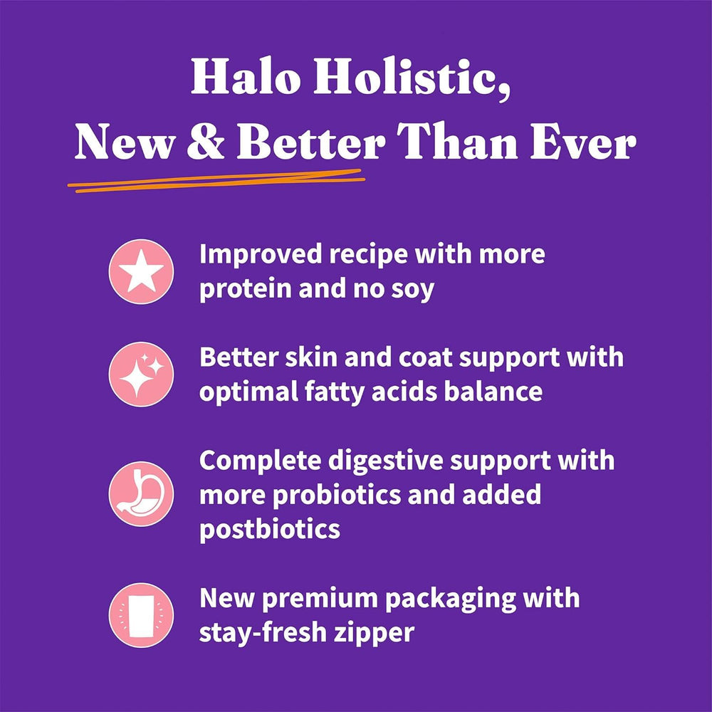 Halo omega fatty acids image promotes healthy skin and coat in kittens