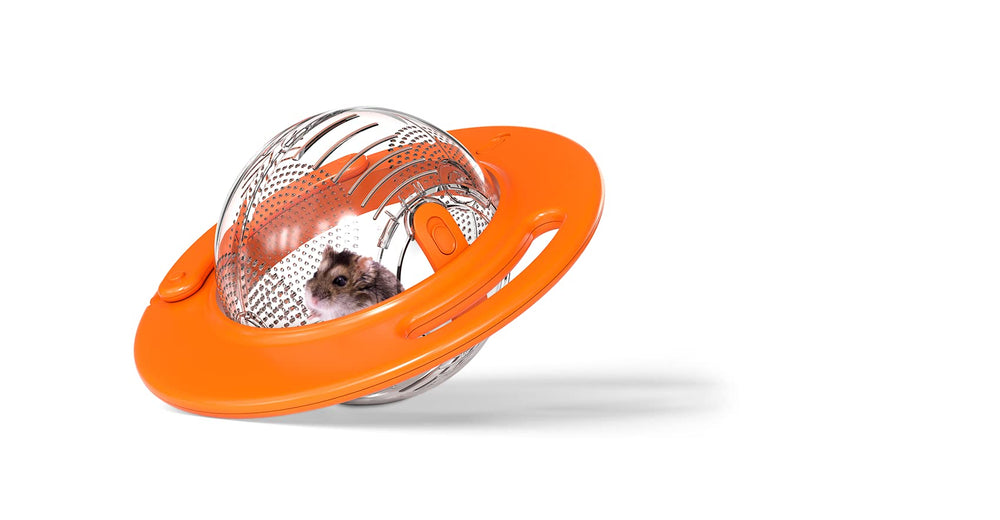 Happy Habitats The Halo portable design makes on-the-go trips quick and easy.