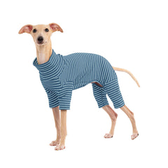 Haloumoning dog sweater striped design keeps small dogs warm during cold walks