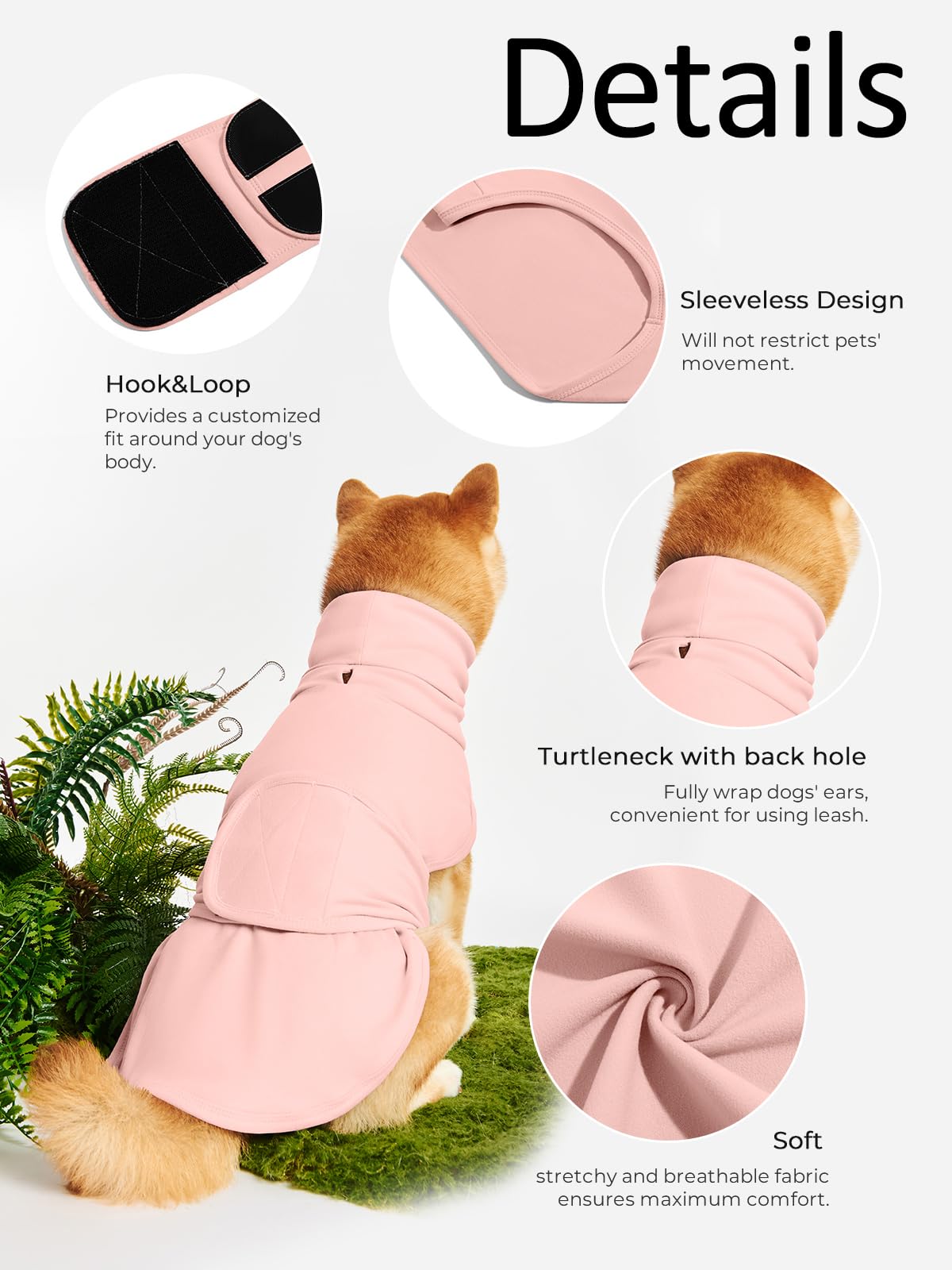 Haloumoning thunder-shirt on a dog during fireworks for stress-support