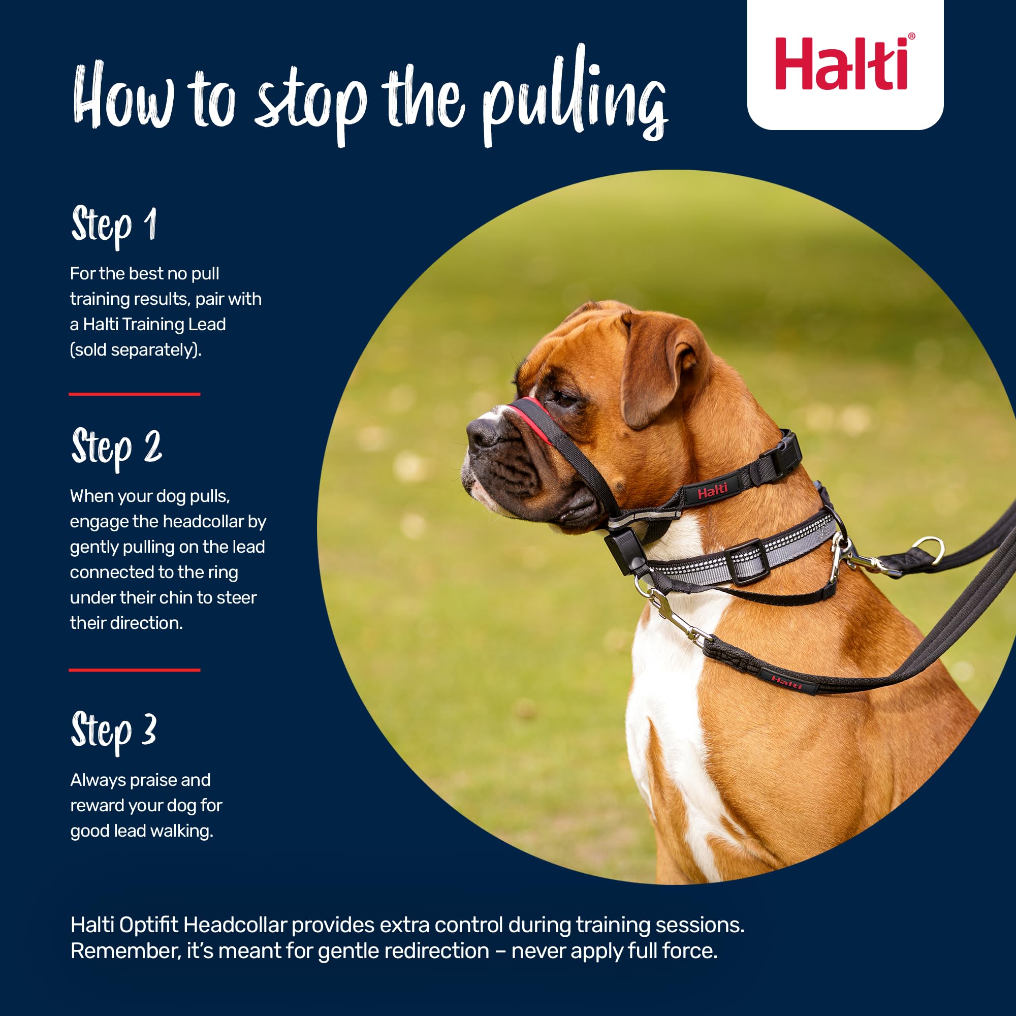 HALTI OptiFit reflective webbing boosts visibility in low-light outdoor walks