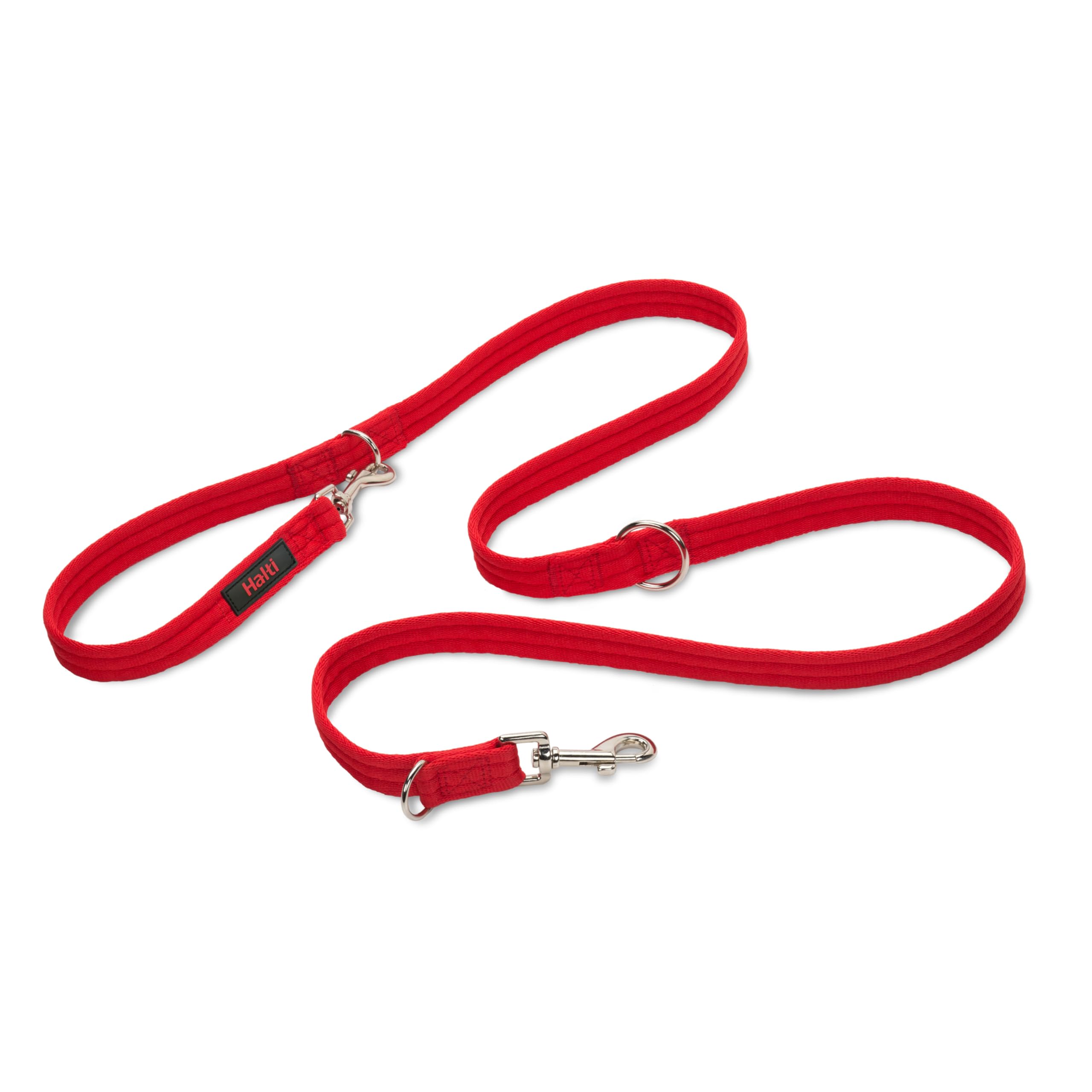 Halti Training Leash padded handle closeup shows soft cushioning for comfortable grip during long walks.