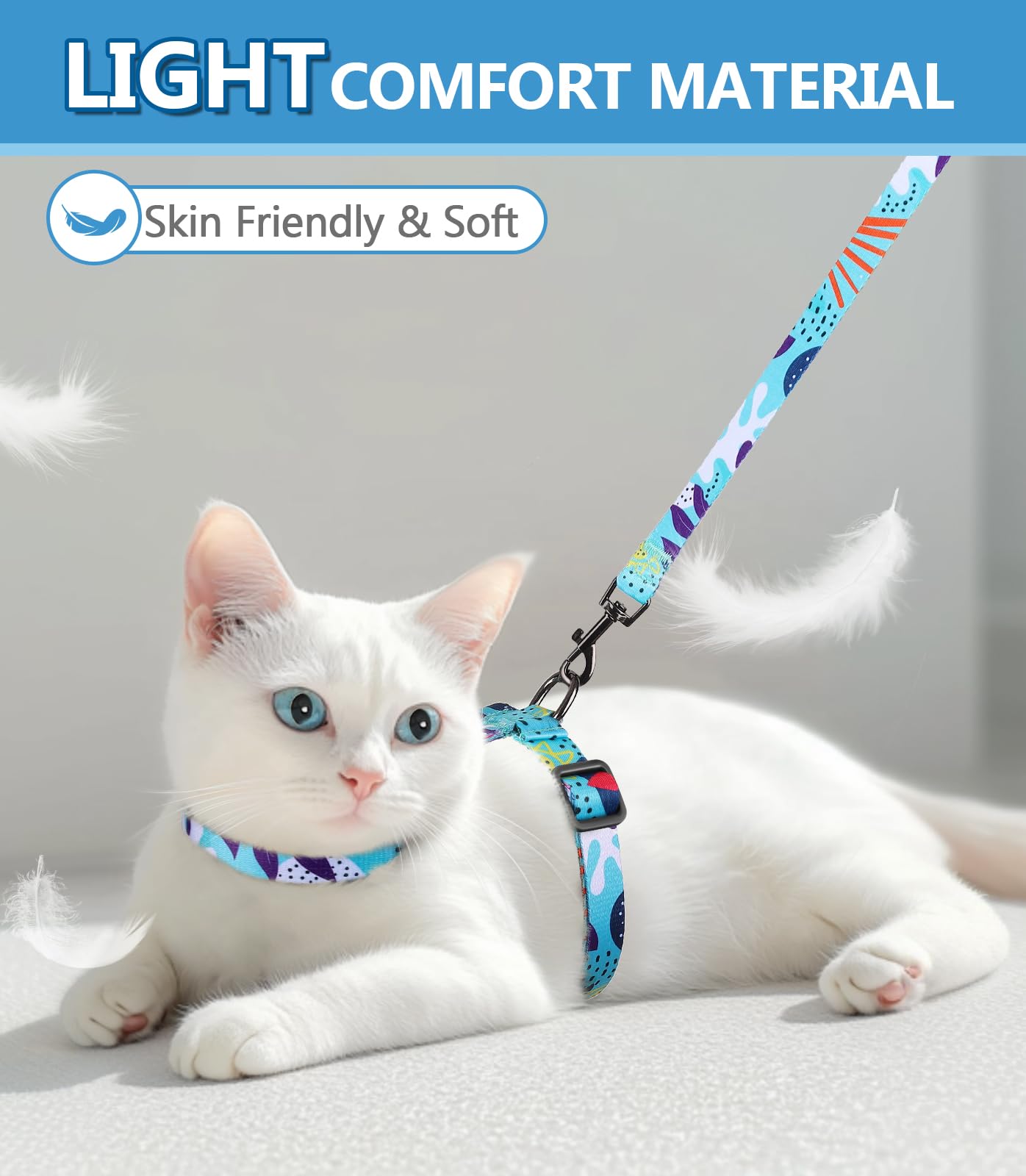 Halypet correa gato diseño cómodo para caminatas diarias