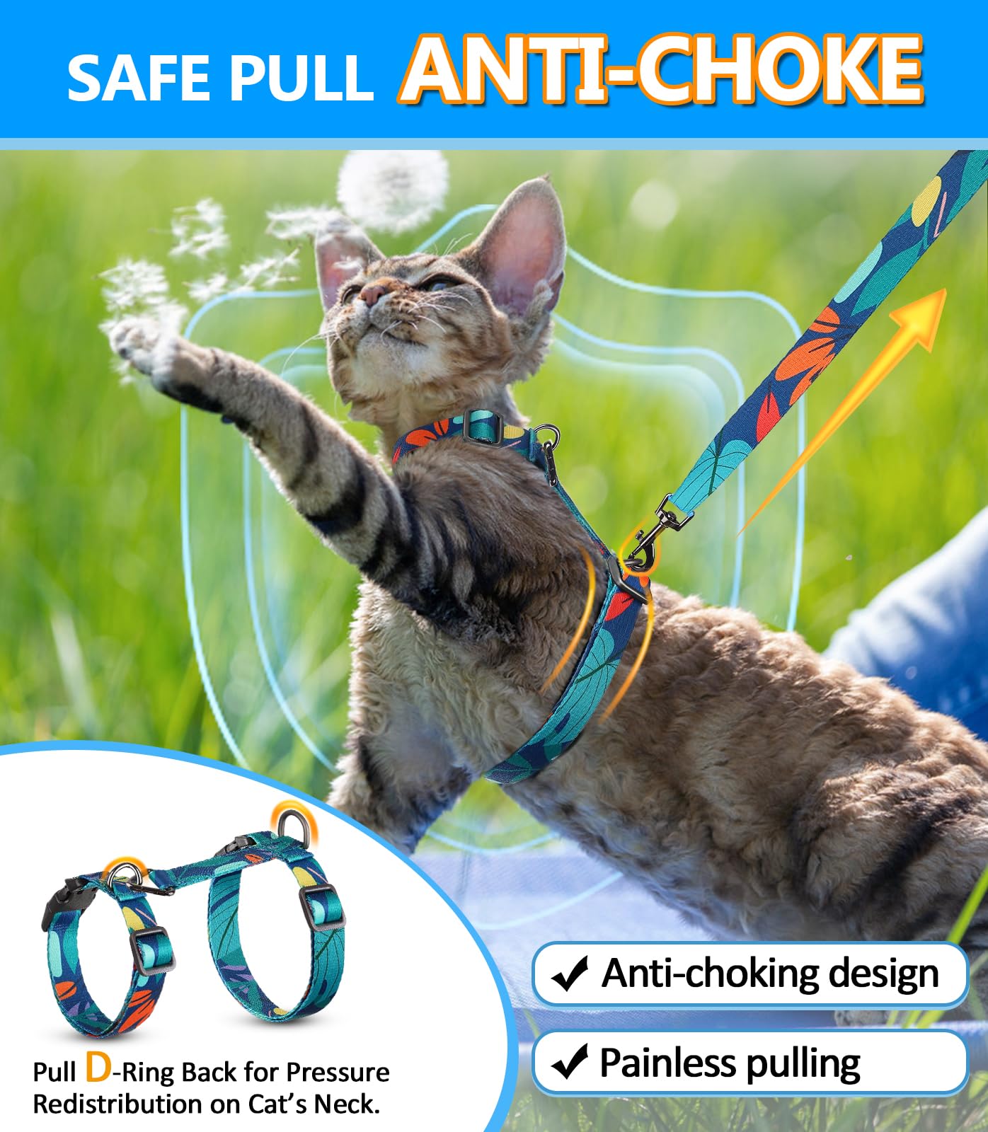 Diseño de patrón distintivo de Halypet H300 Pro para gatos con estilo