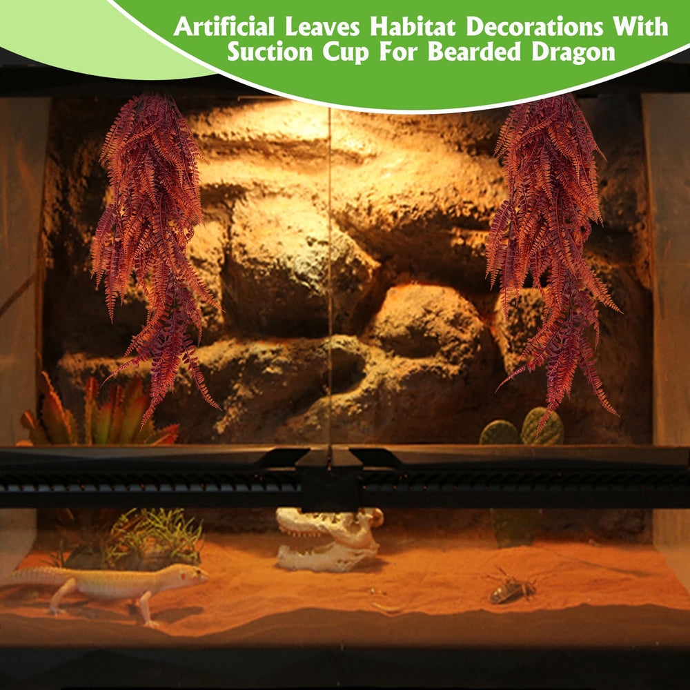Hamiledyi 33inch vines add color and texture to reptile habitats