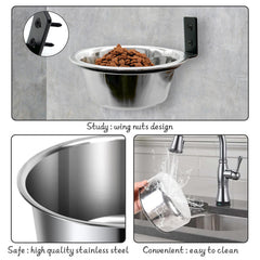 Hamiledyi adjustable-height bowls let pets eat at the right height.