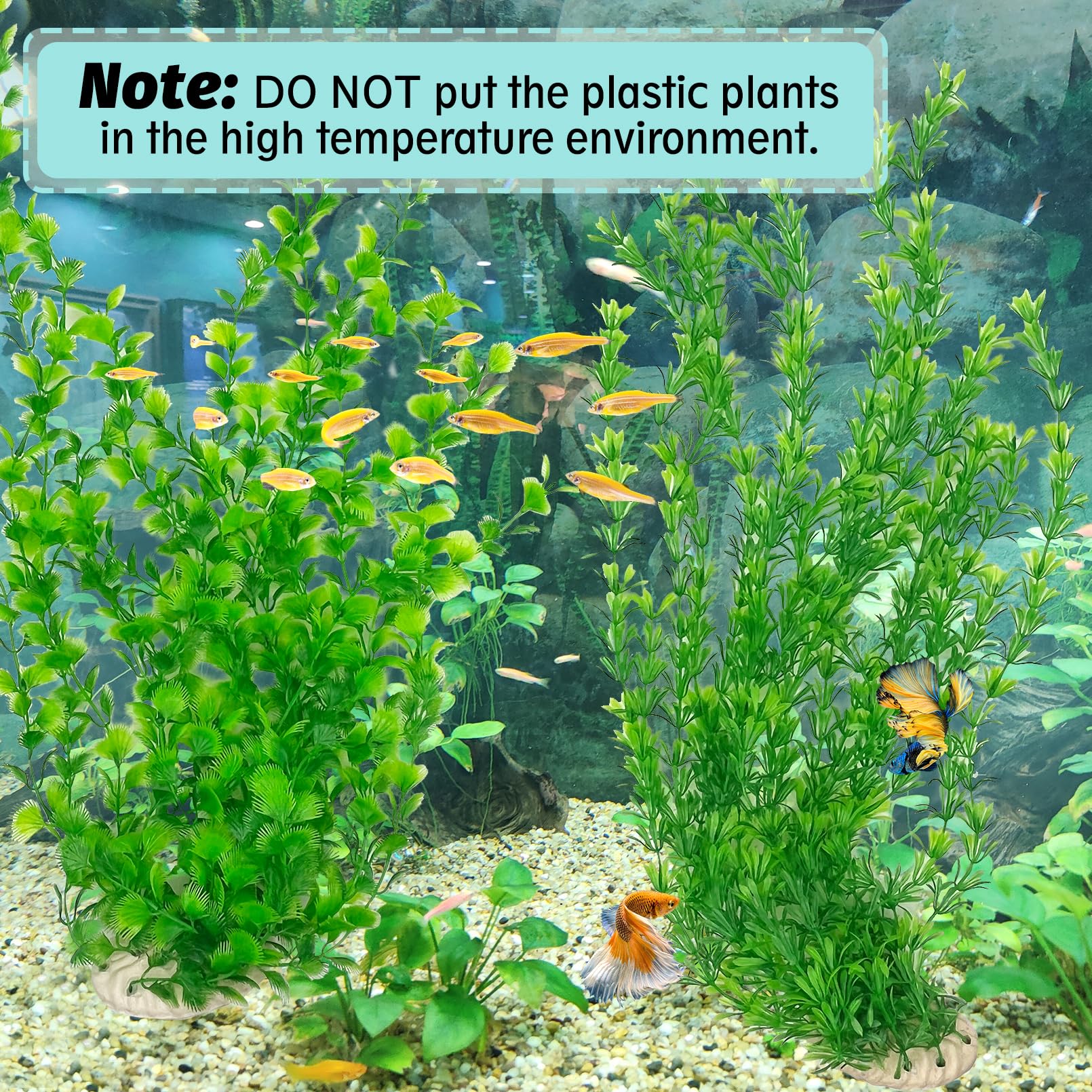 Hamiledyi plant cluster works in freshwater and saltwater tanks