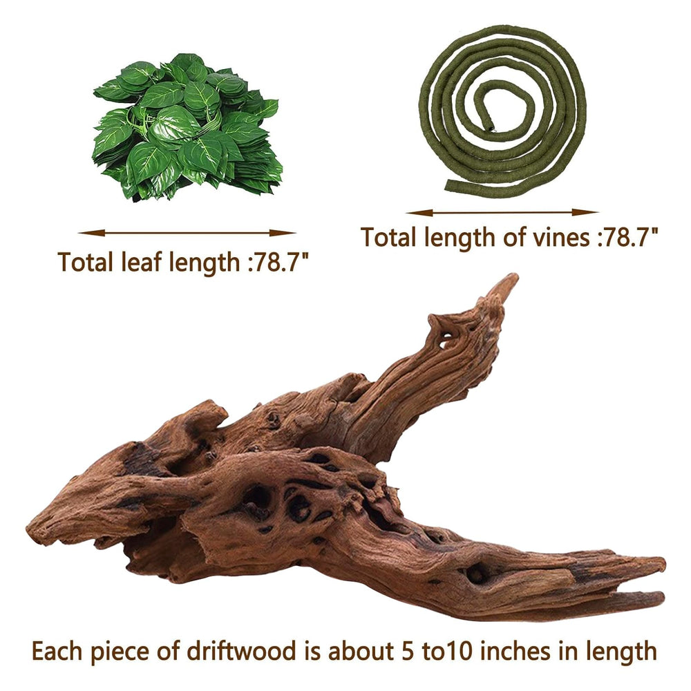 Hamiledyi bendable reptile vine provides climbing enrichment and adjustable tank scenery.