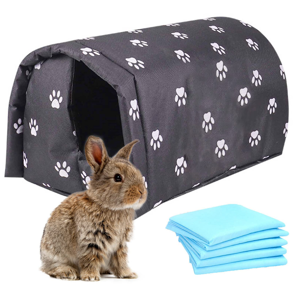 Hamiledyi Bunny Cave Bed front view provides a cozy hiding space for peaceful overnight comfort