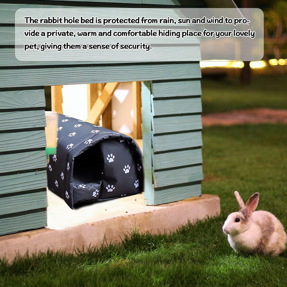 Hamiledyi Bunny Cave Bed machine-washable construction simplifies cleanup after playful sessions