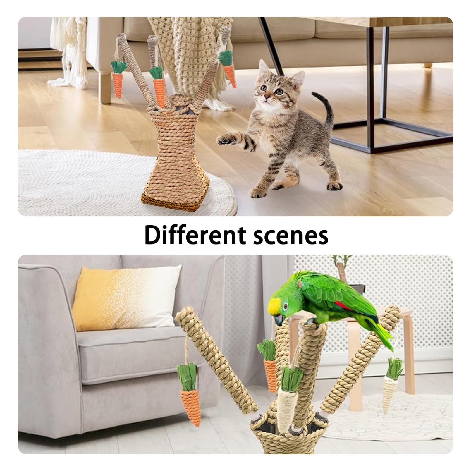 Hamiledyi Bunny Chew Toy detachable assembly enables quick setup and easy storage.
