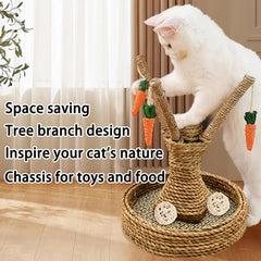 Hamiledyi Bunny Chew Toy straw basin offers cozy nesting and lounge after sessions.
