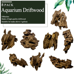 Hamiledyi driftwood aquarium decor branch-02 brings realistic branching for hiding spots and exploration.