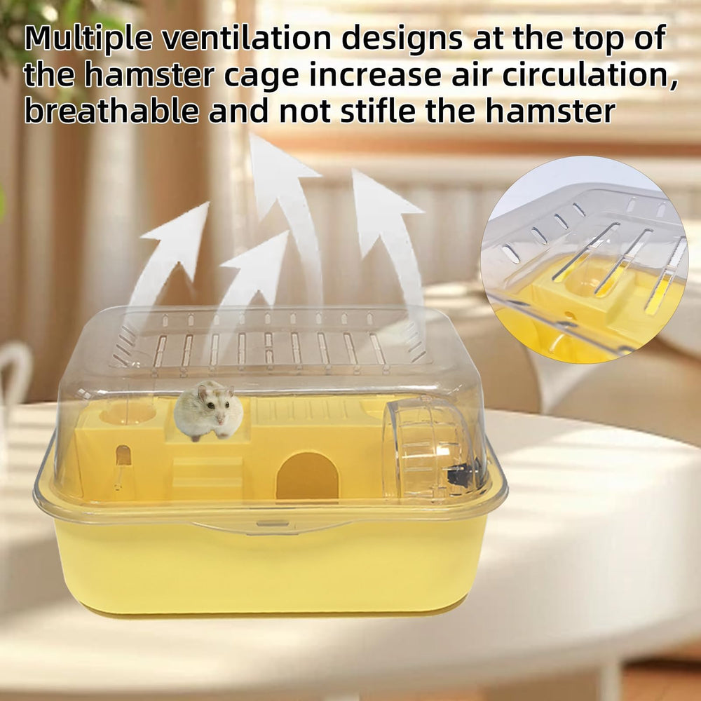 Hamiledyi cage with ladder and shelter for climbing and cozy hideouts