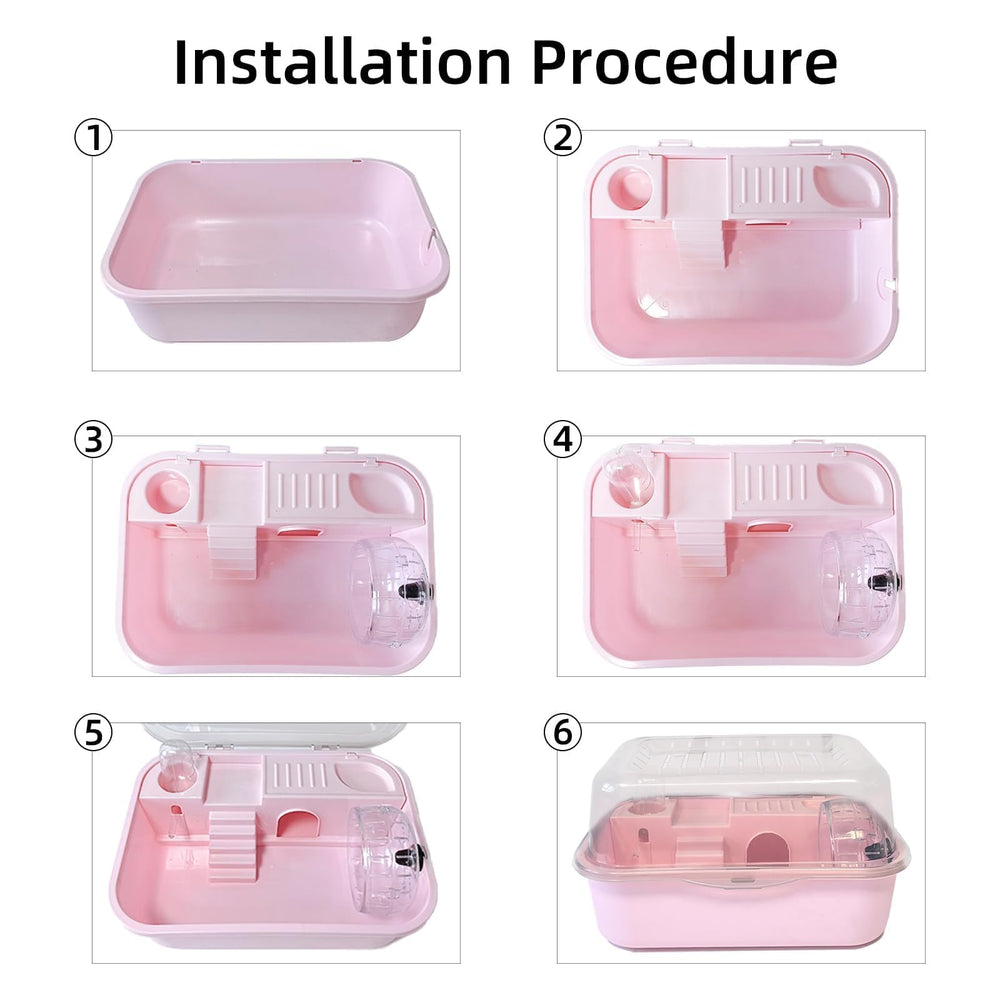 Hamiledyi pink cleaning accessory image highlights easy disassembly for quick maintenance